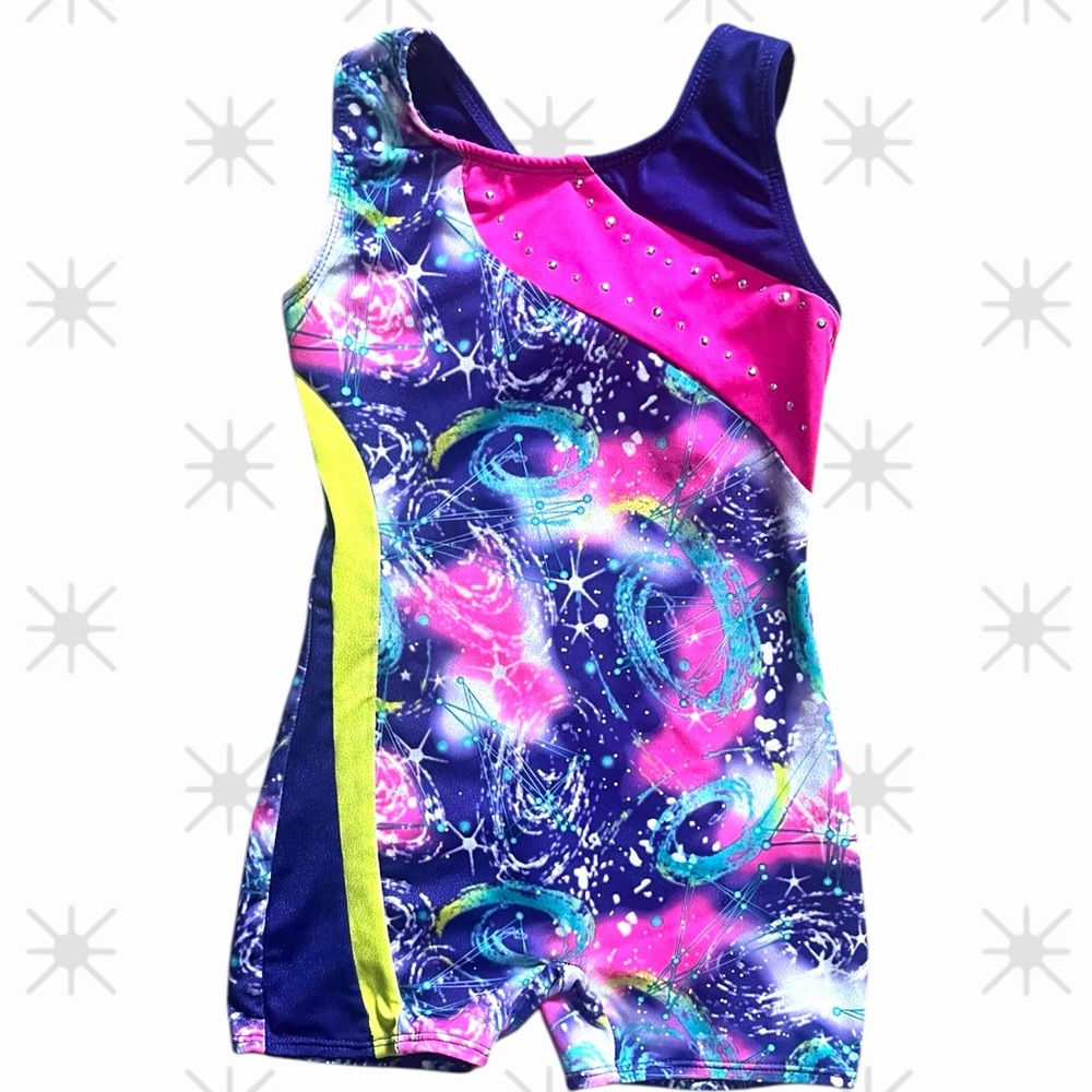 Gymnastics Unitard, Girls Size 4/5, Danskin